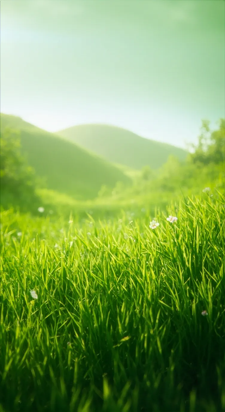 ai character: Grass background
