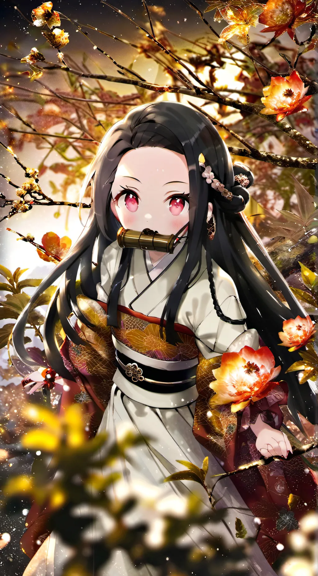 ai character: nezuko  background