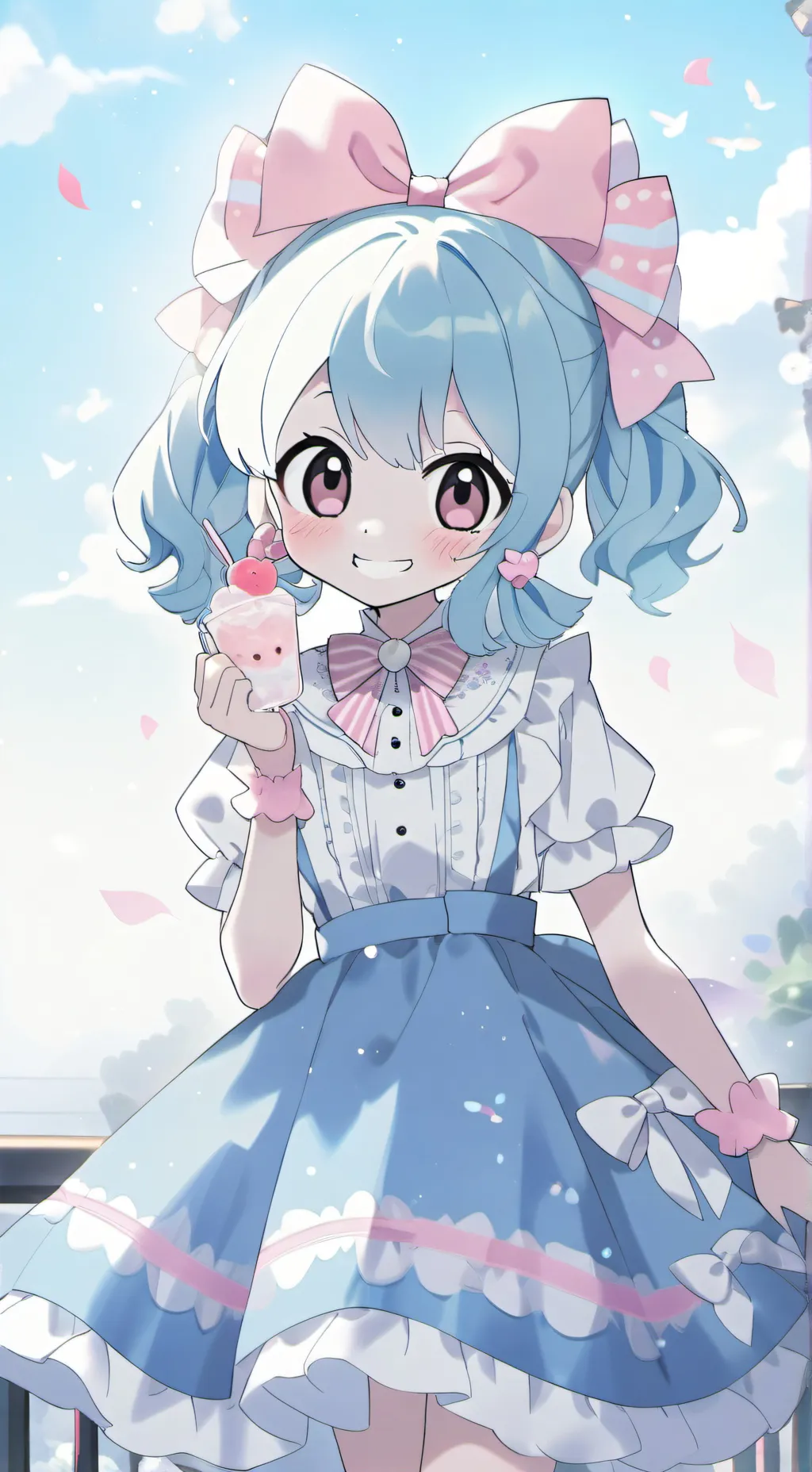 ai character: toxic poppy background