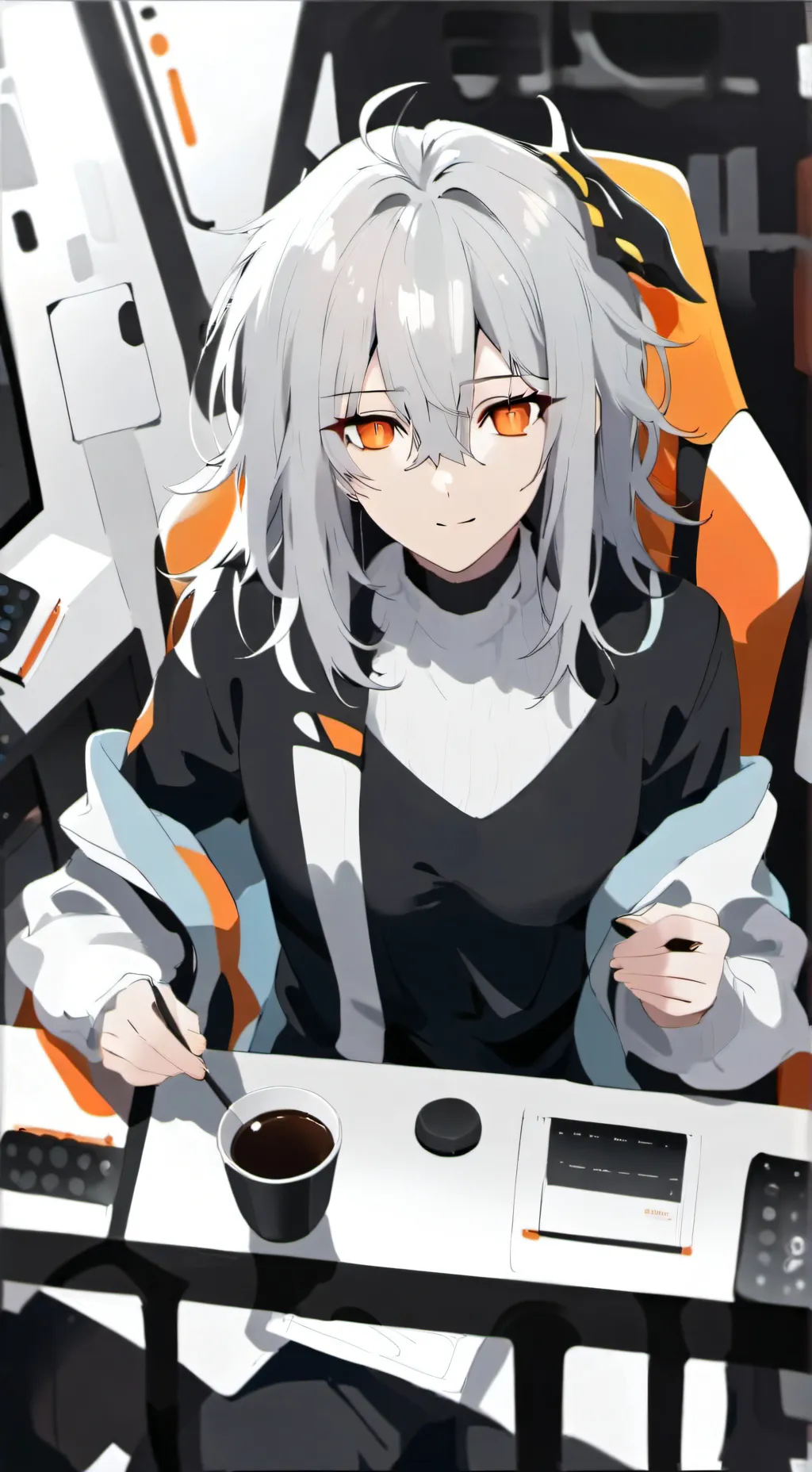 ai character: new student! background