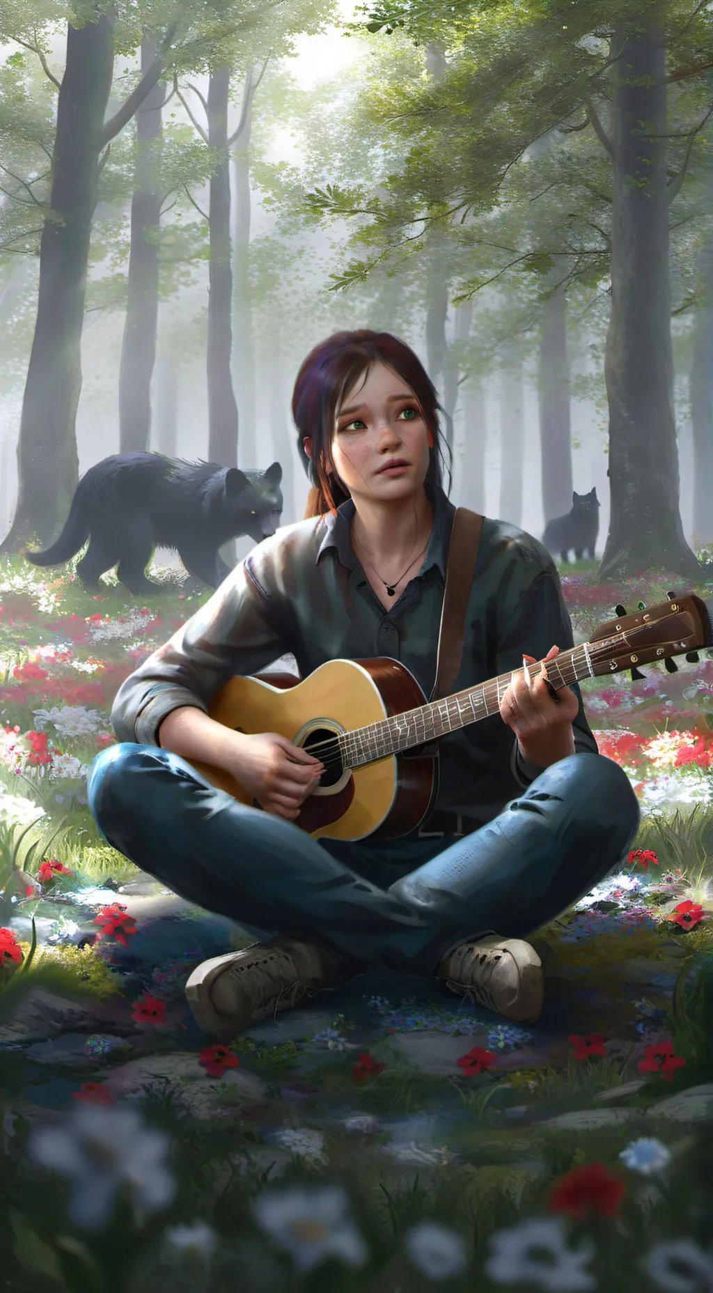 ai character: Элли background