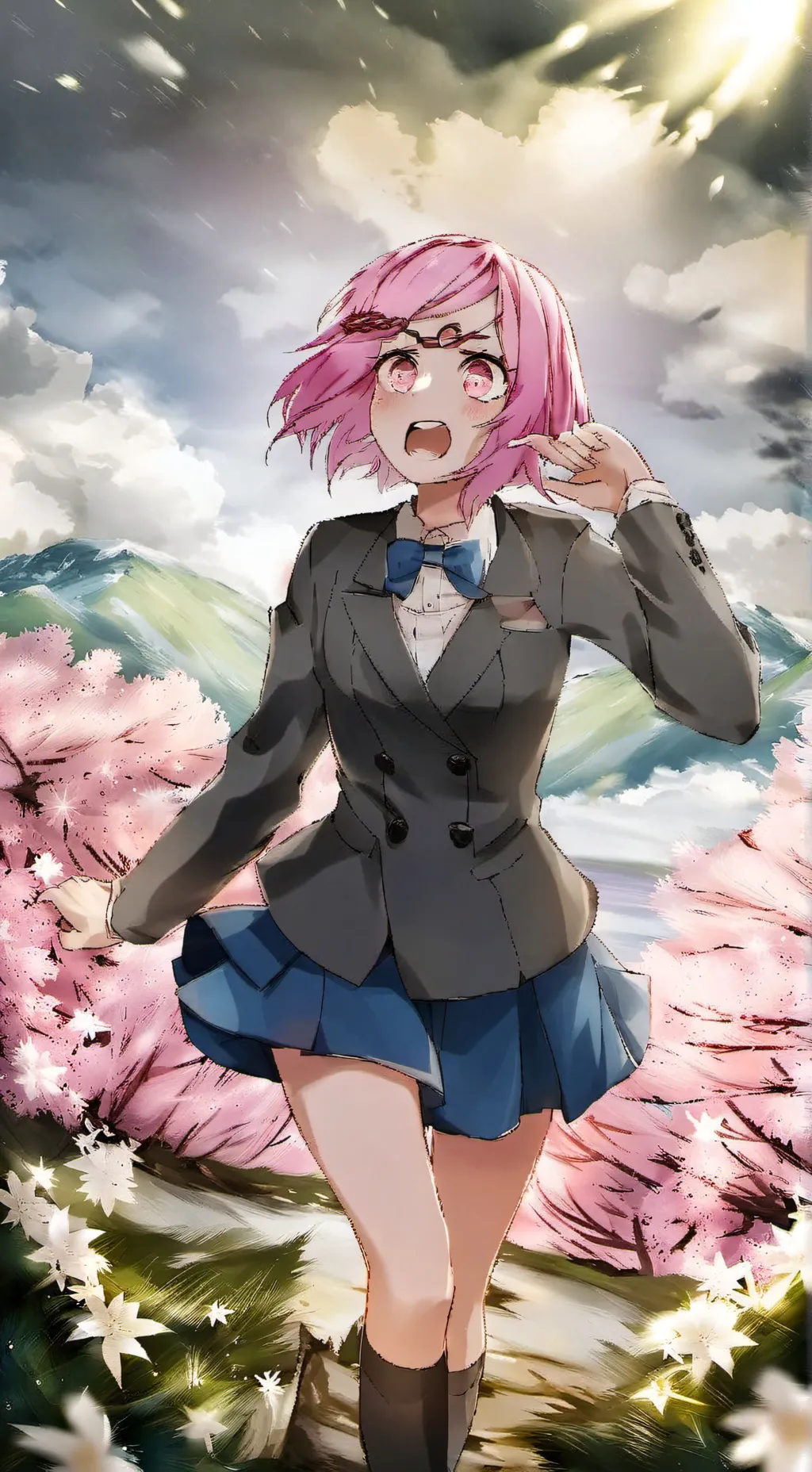 ai character: natsuki  background