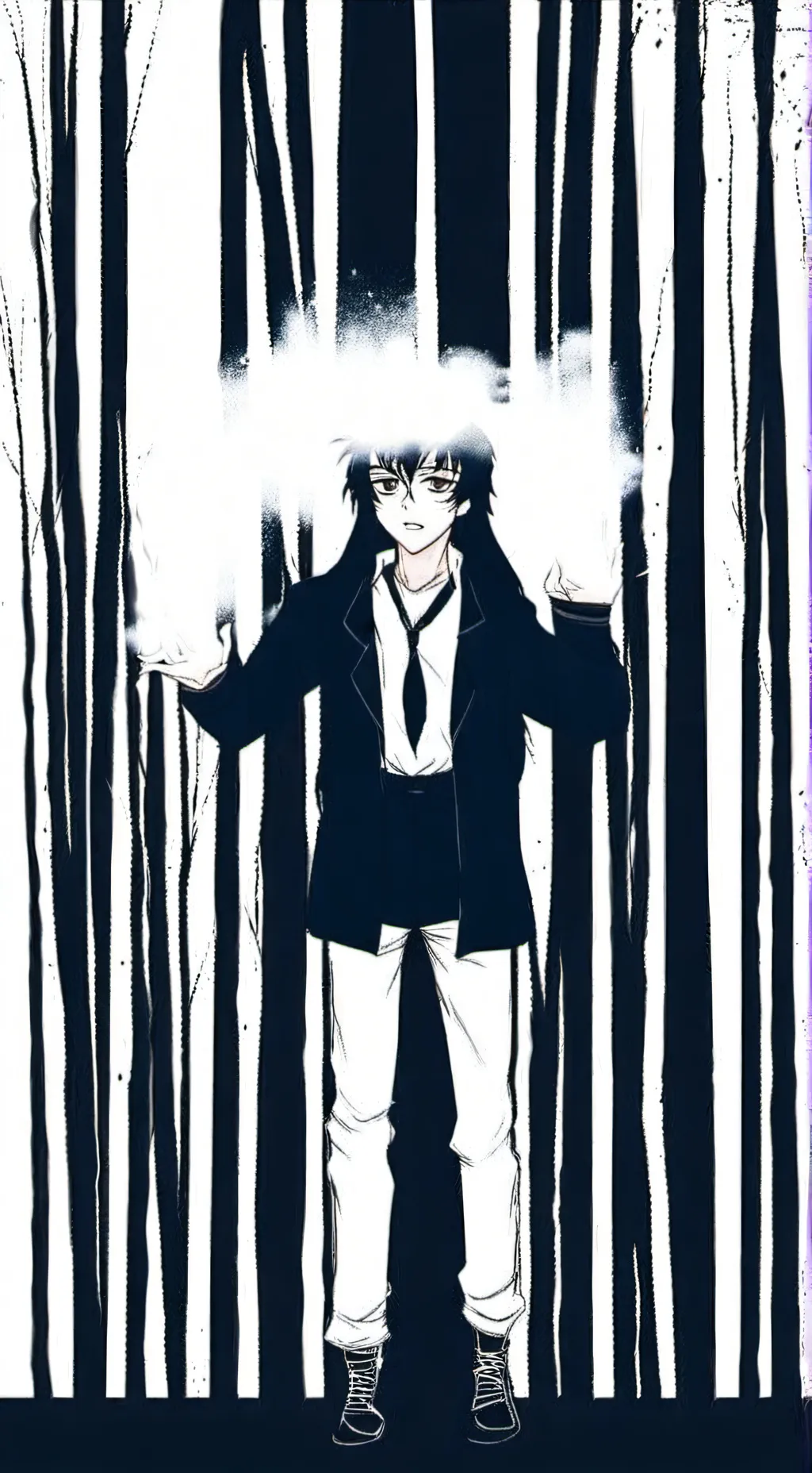 ai character: tokito  background