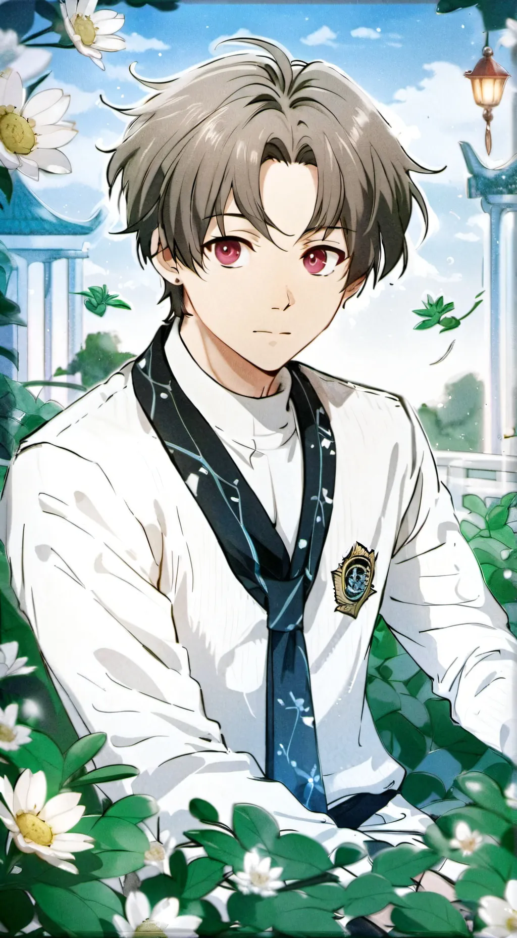 ai character: Norimichi  background