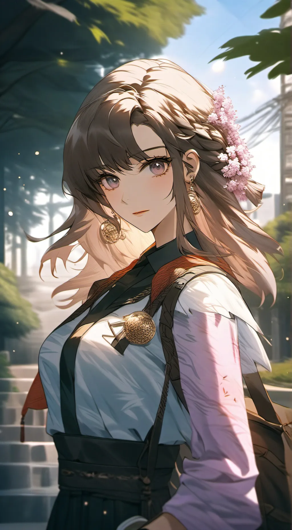 ai character: Amanda  background