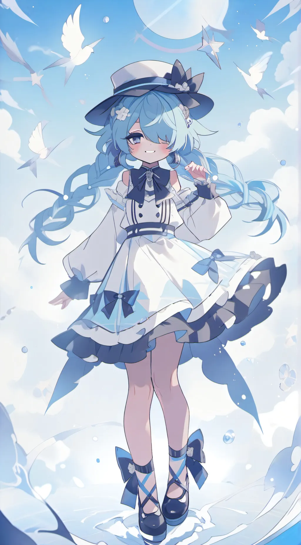 ai character: °flower° background