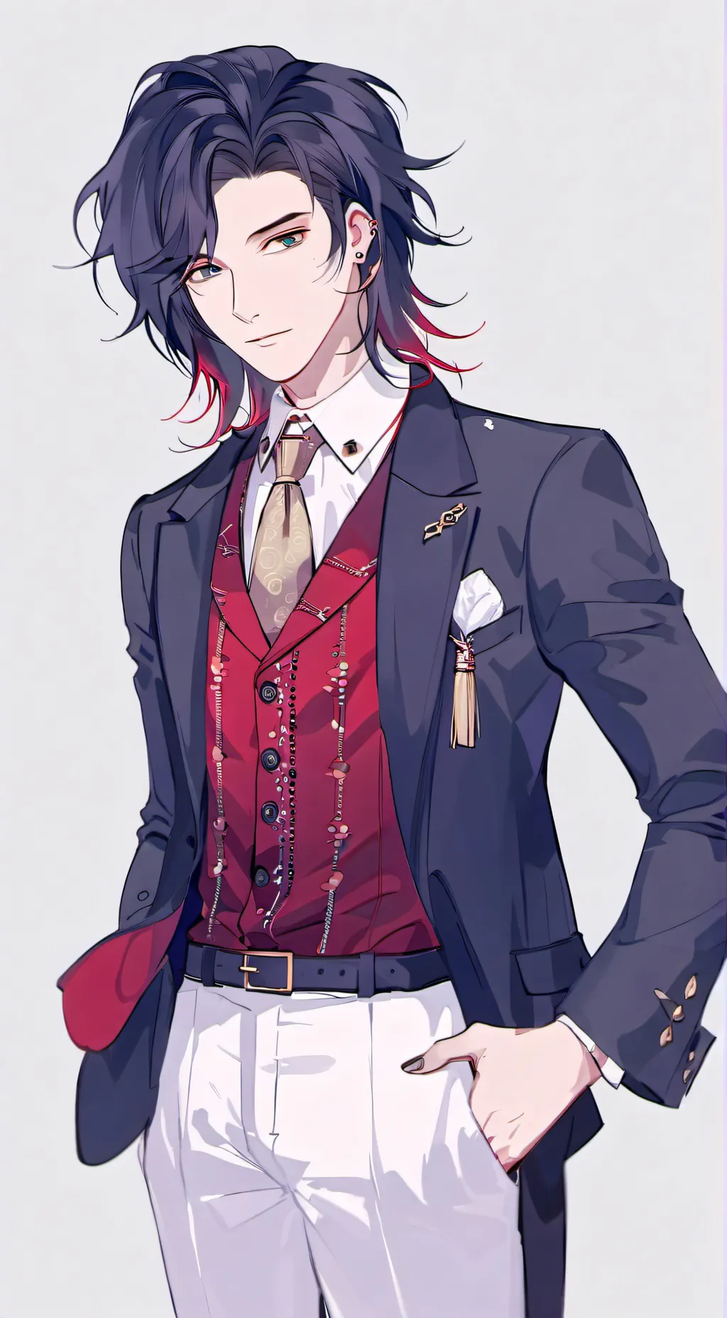 ai character:  🦋Prince Kuro🦋 background