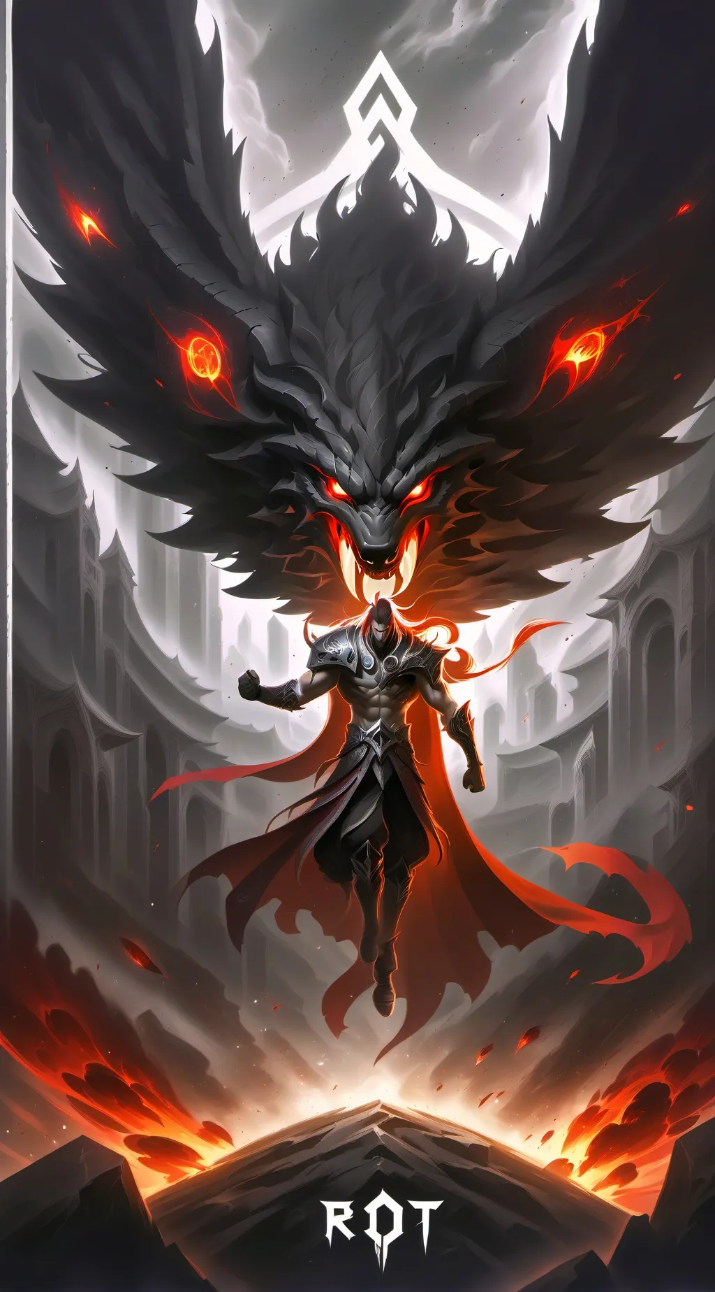 ai character: Dragon Legends🐉🀄 background