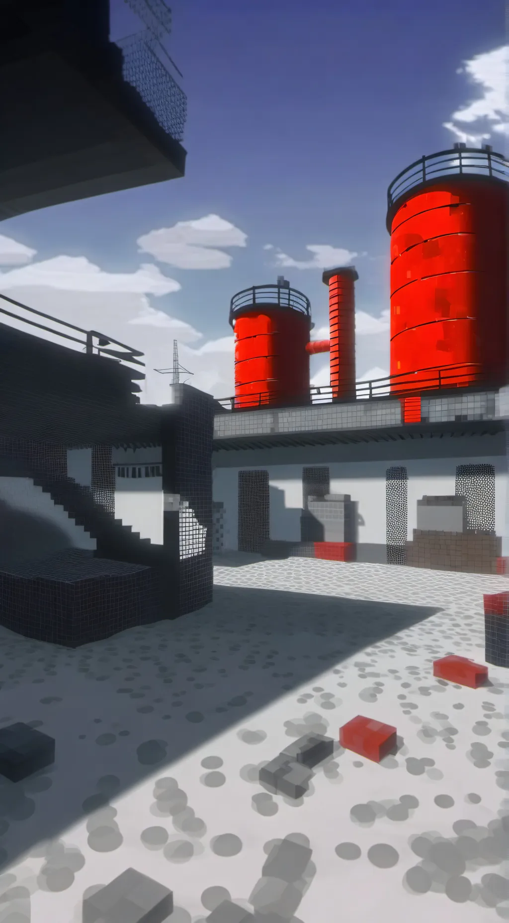 ai character: soldier facotory background