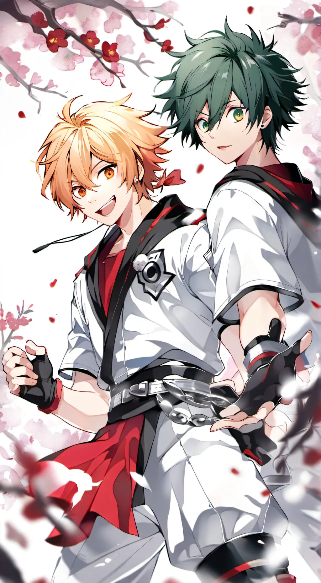 ai character: CUMPLEAÑOS DE DEKU background