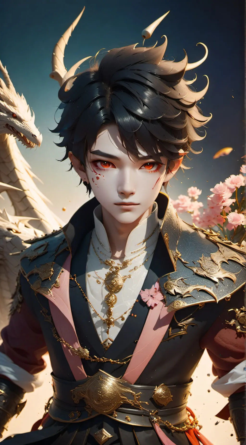 ai character: 🐉Dosmian🐲 background