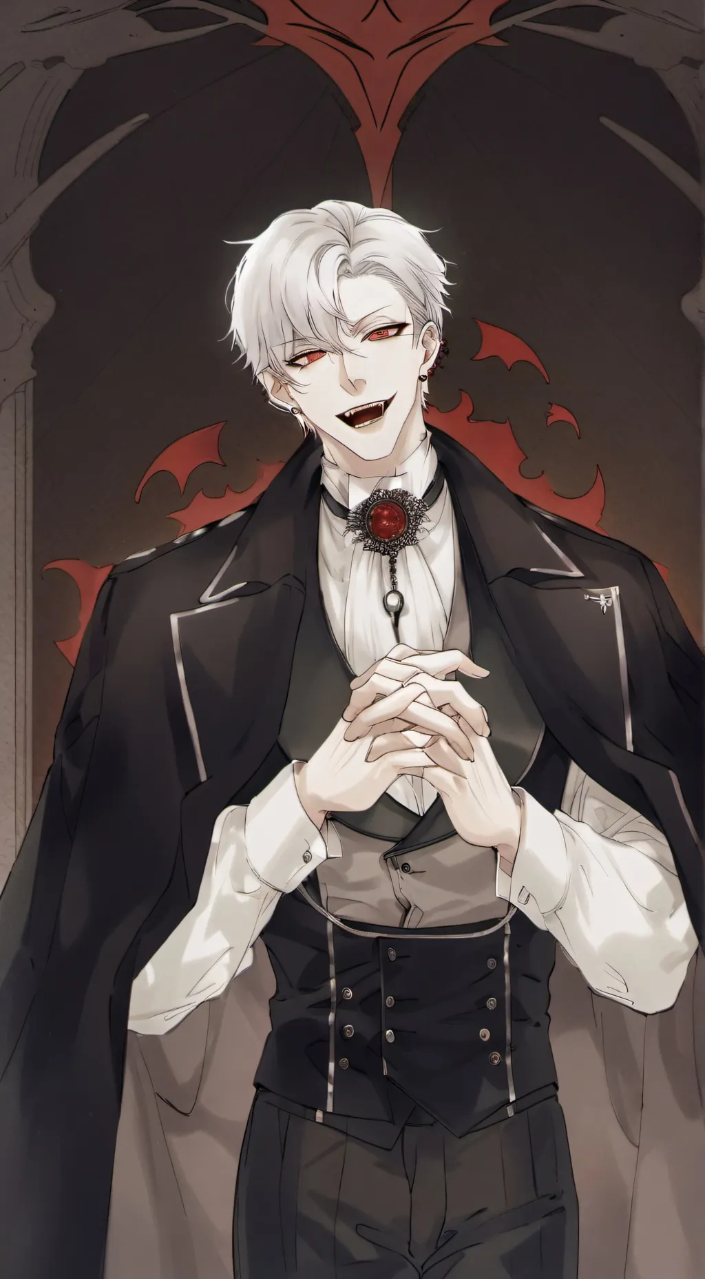 ai character: •×Vincent×• background