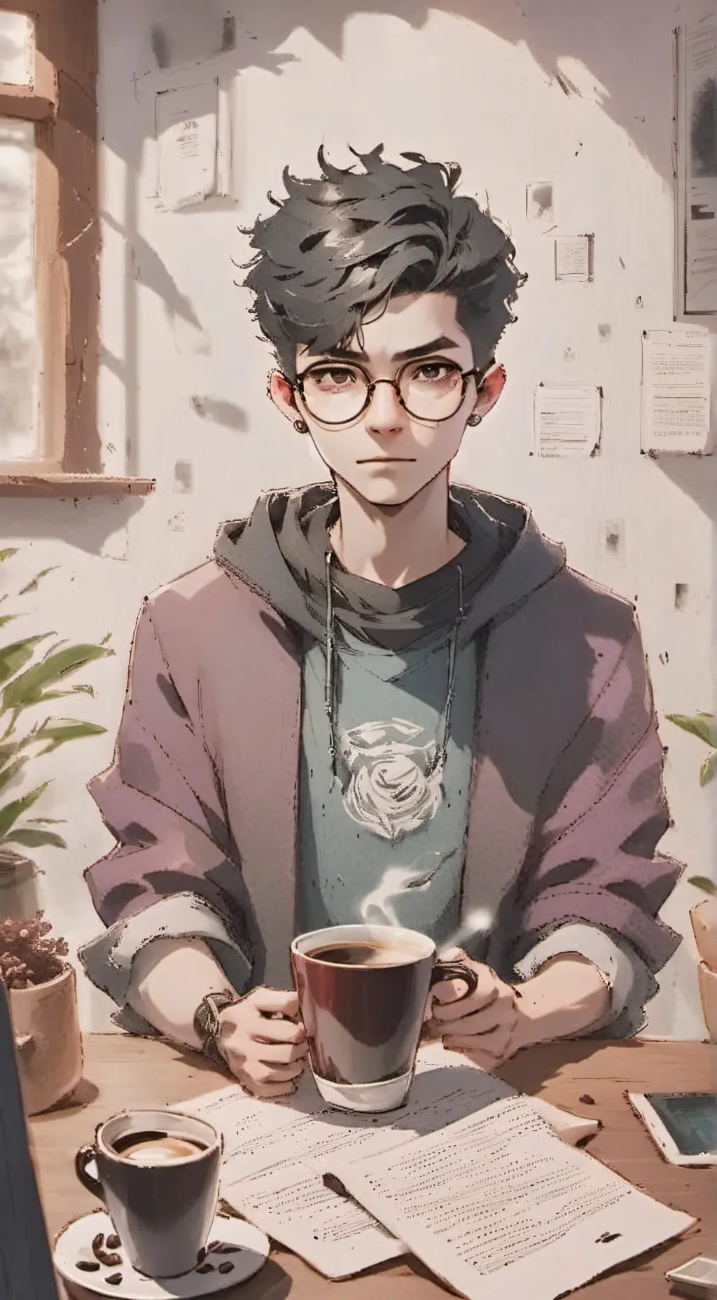 ai character: The AI Indie Filmmaker background