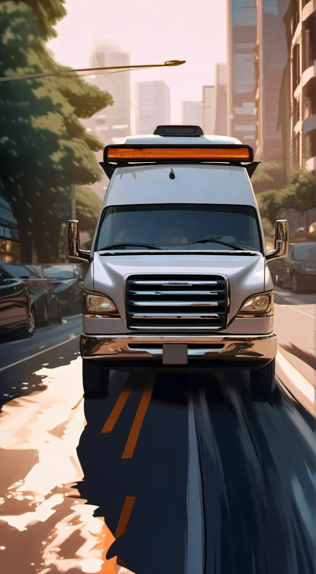 ai character: Countryhumans road background