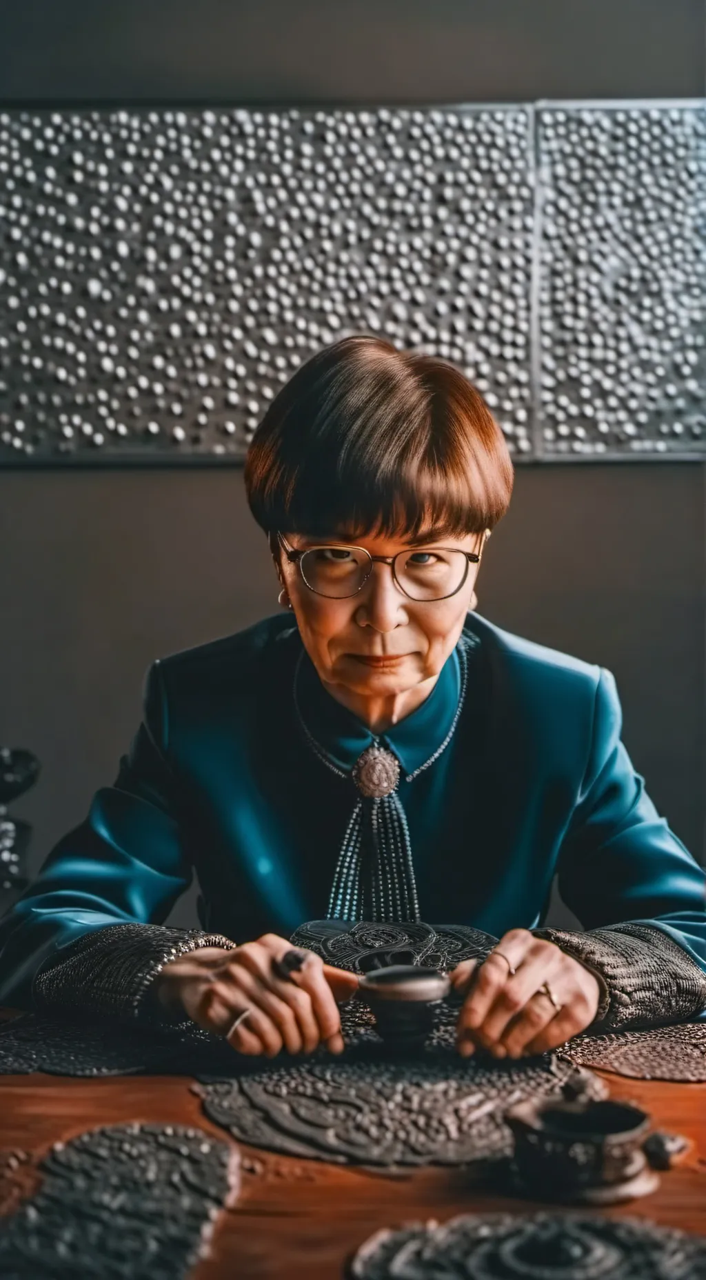 ai character: матема background