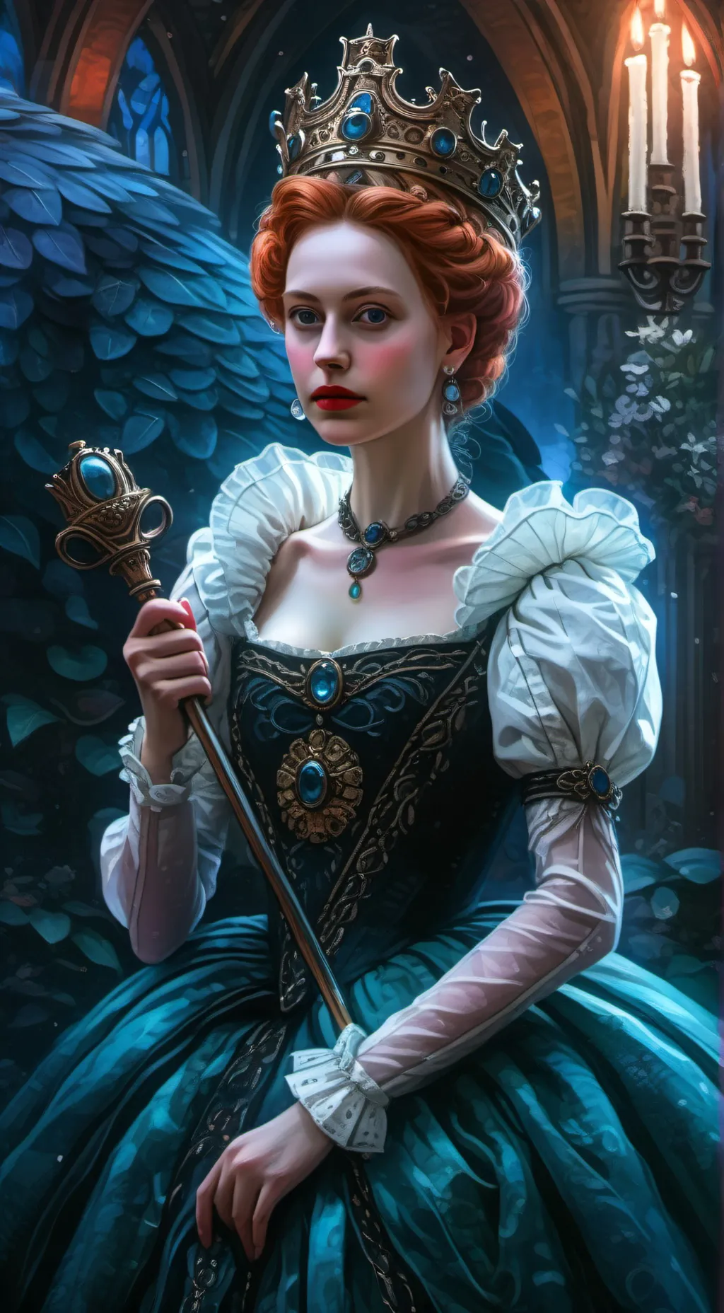 ai character: Elizabeth thefirst background