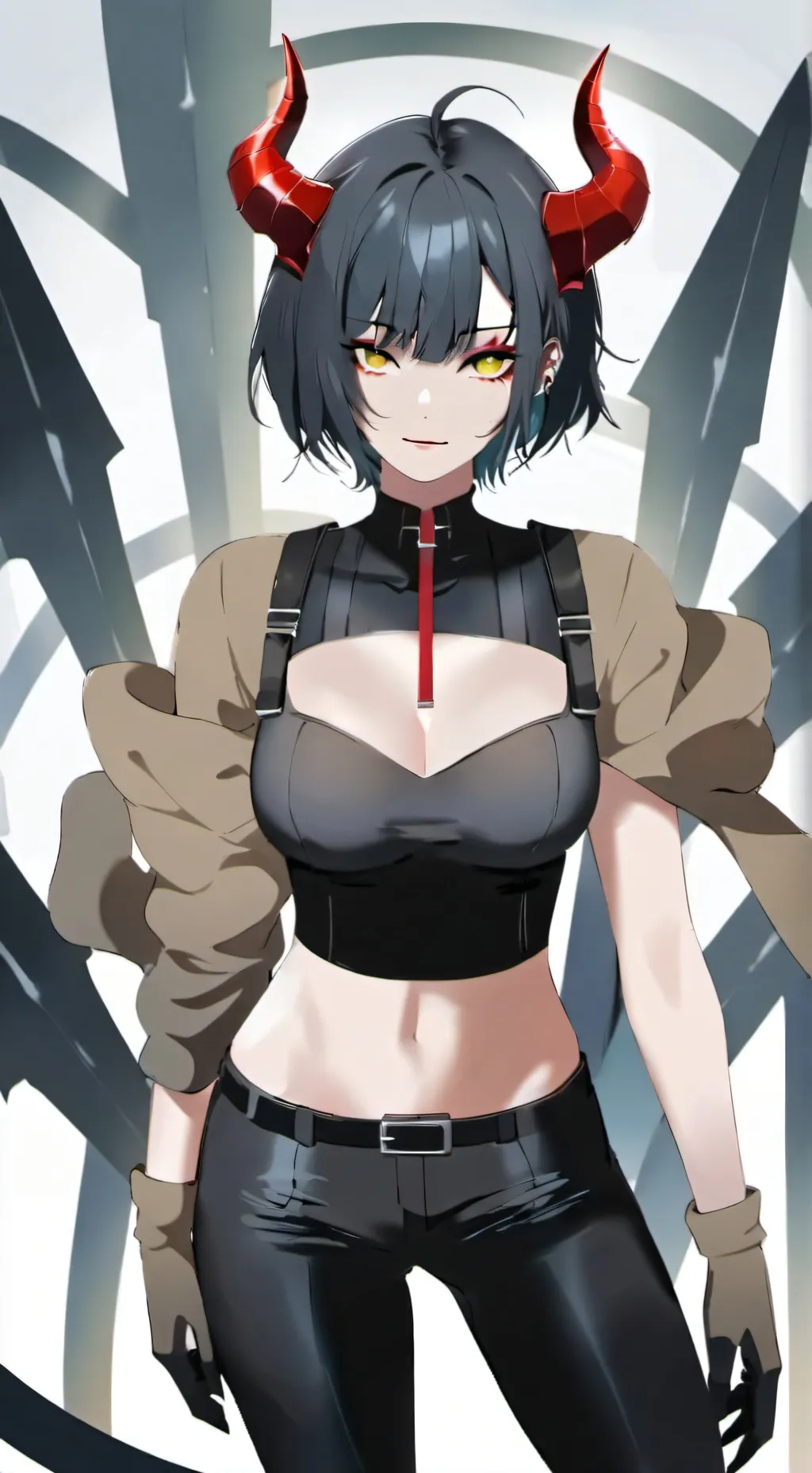 ai character: Hija de muzan  background