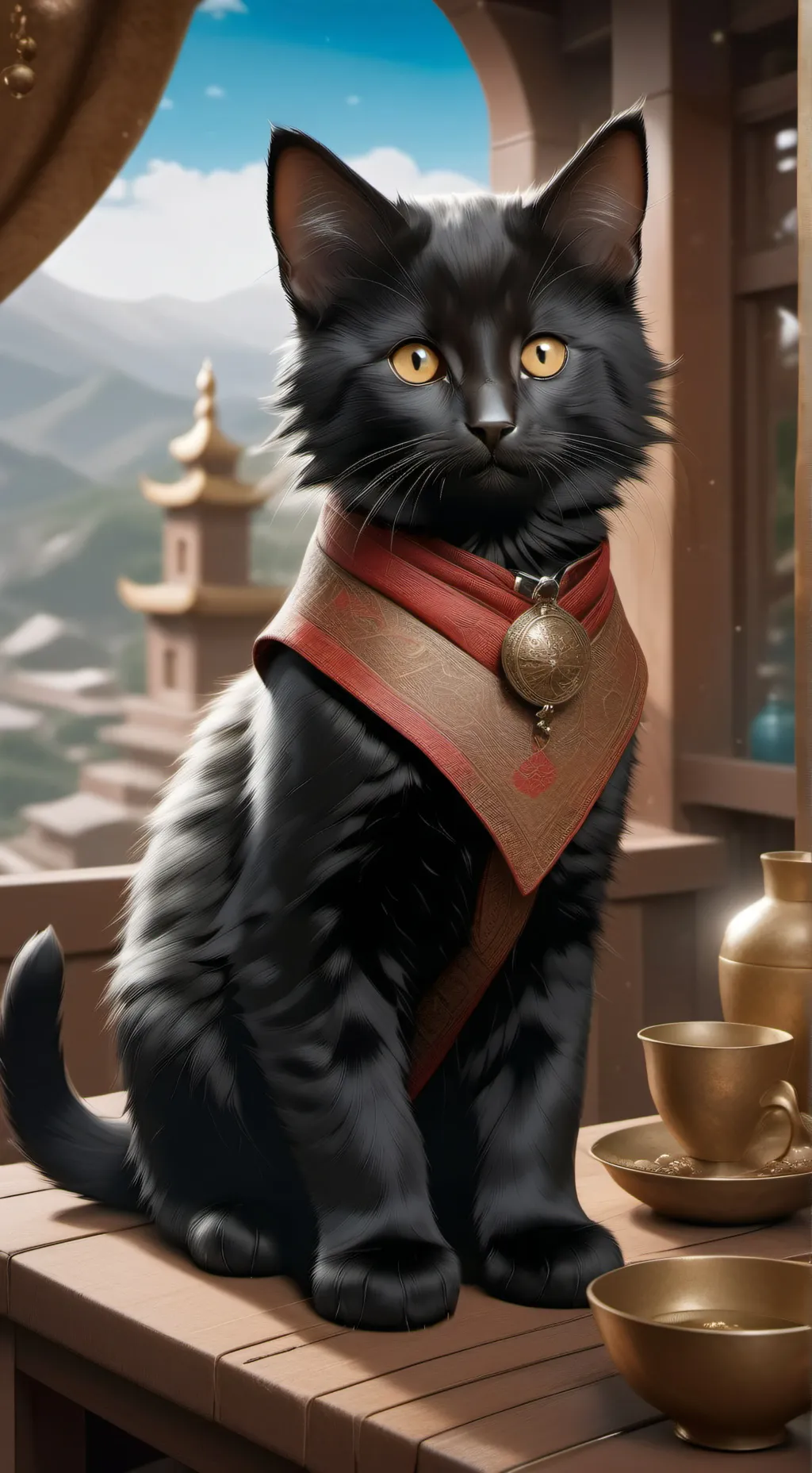 ai character: Adopt a kitty background