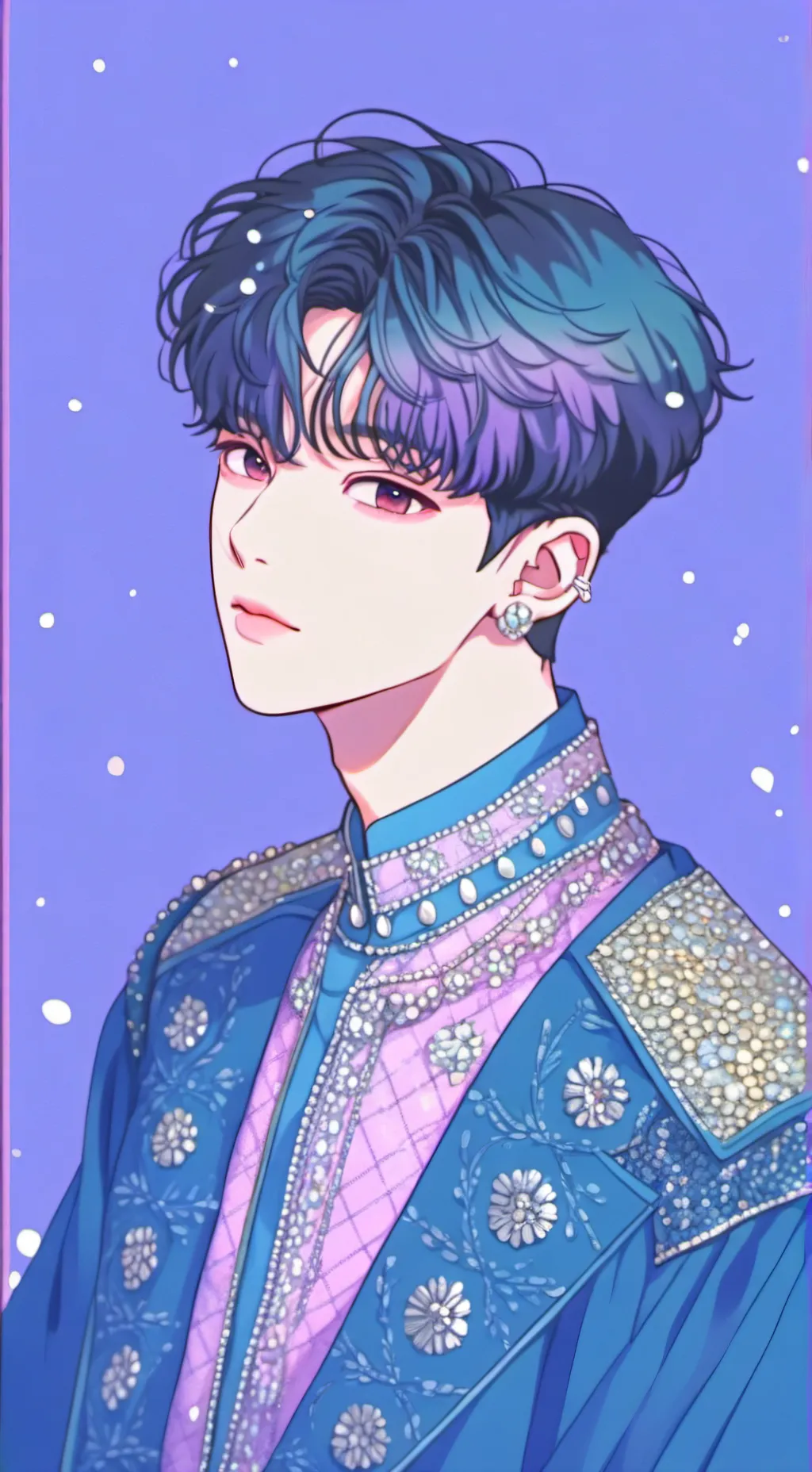 ai character: J-hope  background