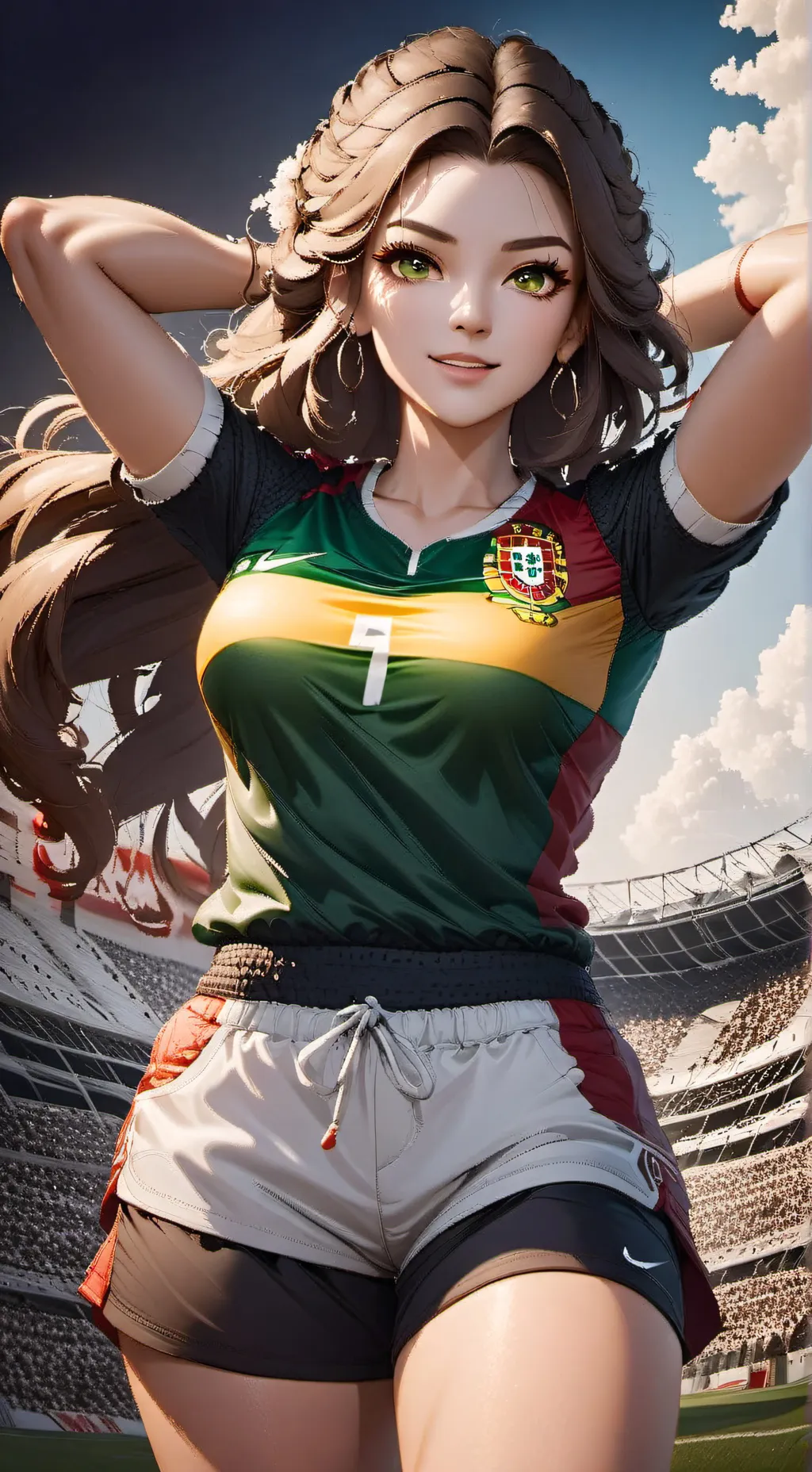 ai character: Aurora background