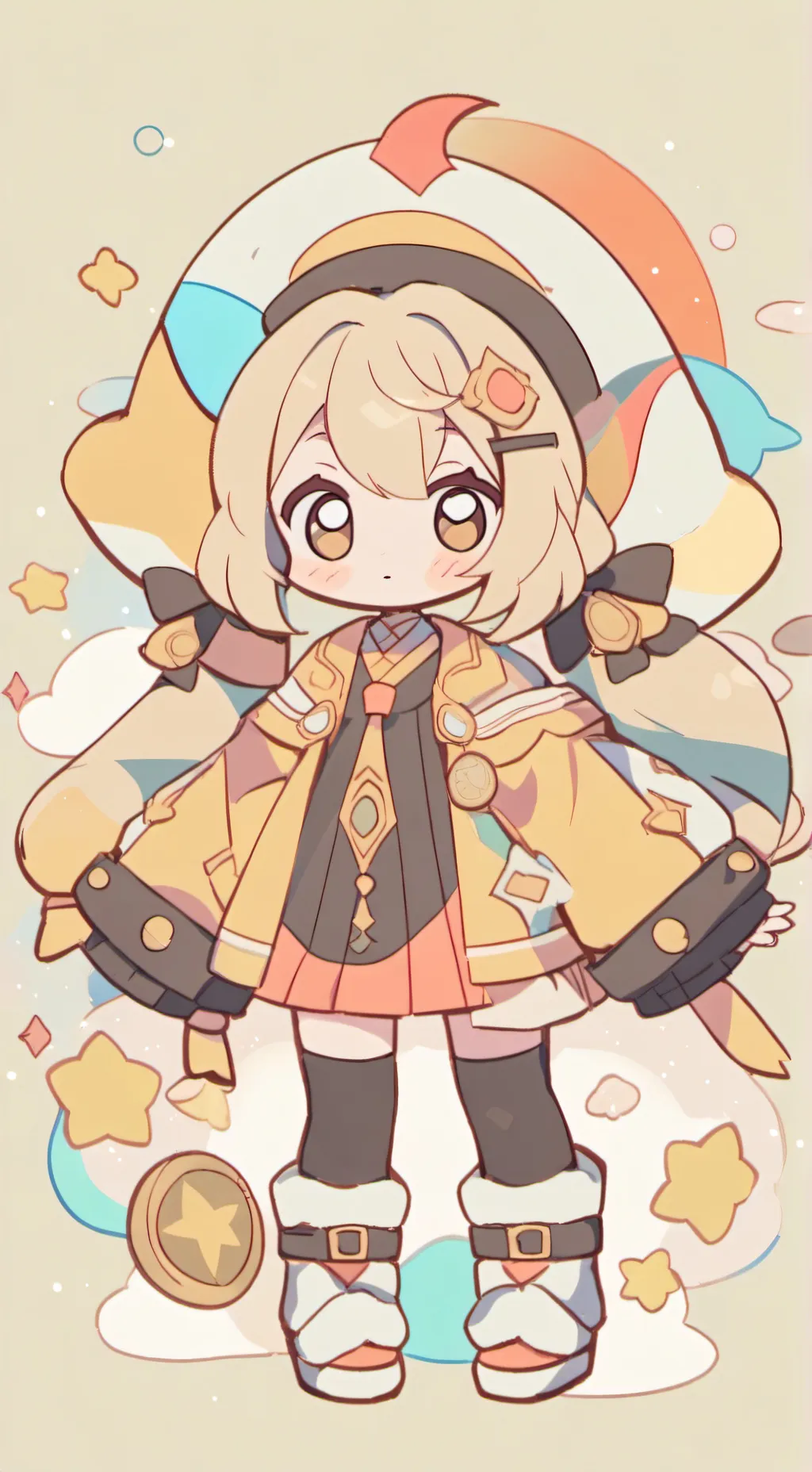 ai character: uppermoon pick me background