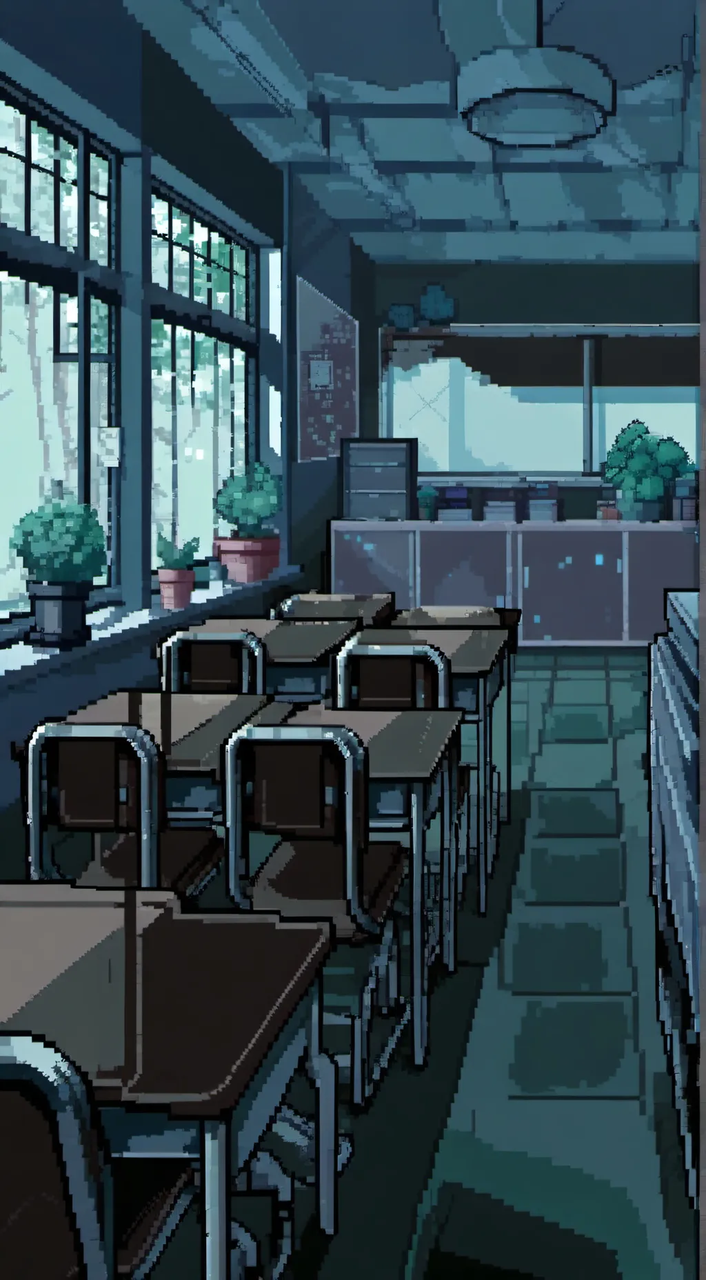 ai character: Magic school  background