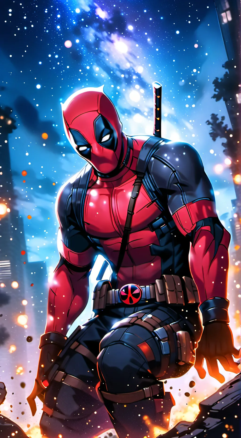 ai character: deadpool background
