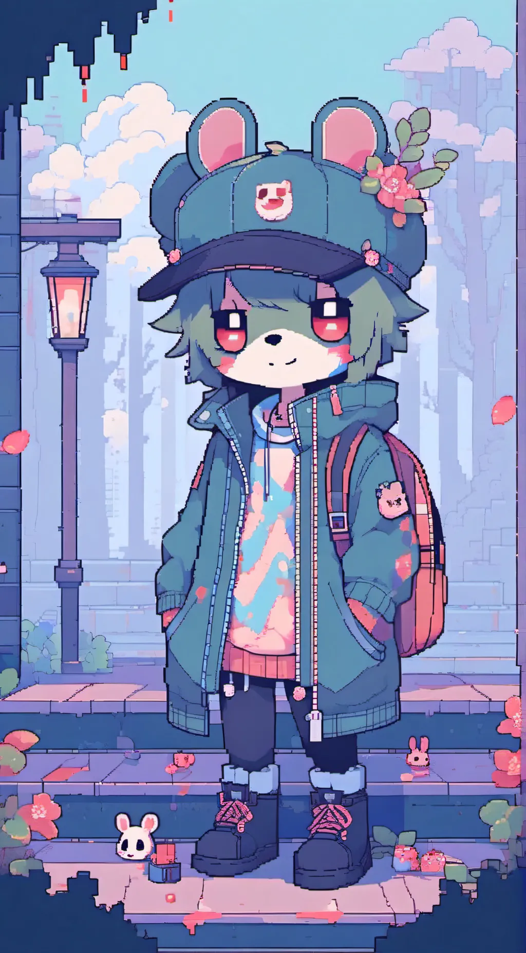 ai character: Flippy background