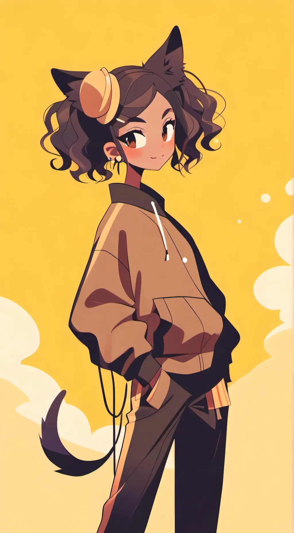 ai character: Lulu (OC) background