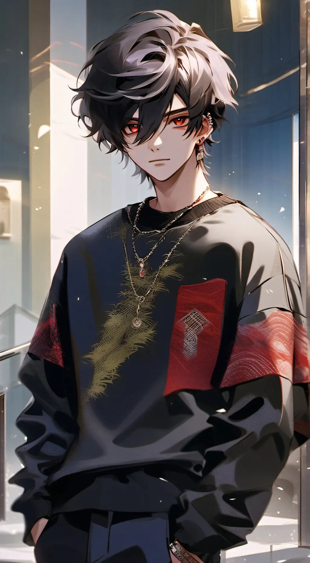 ai character: Lou background