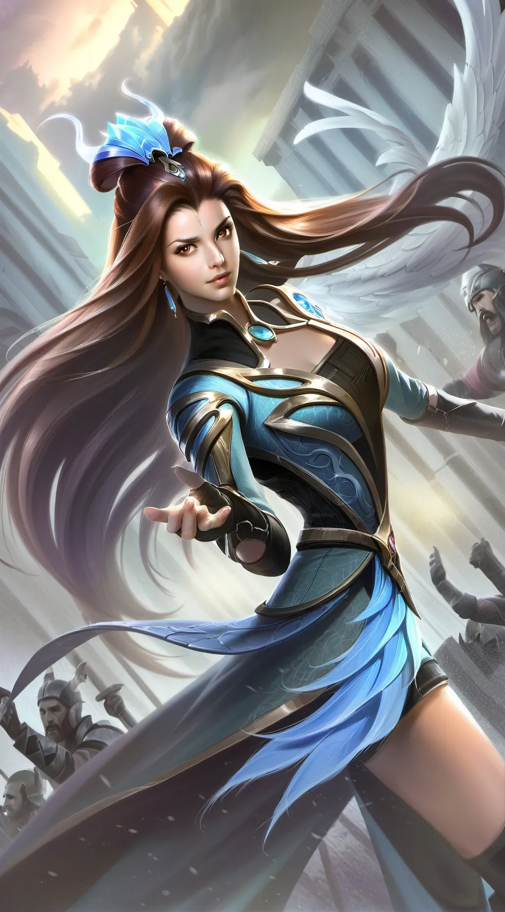 ai character: amelia background