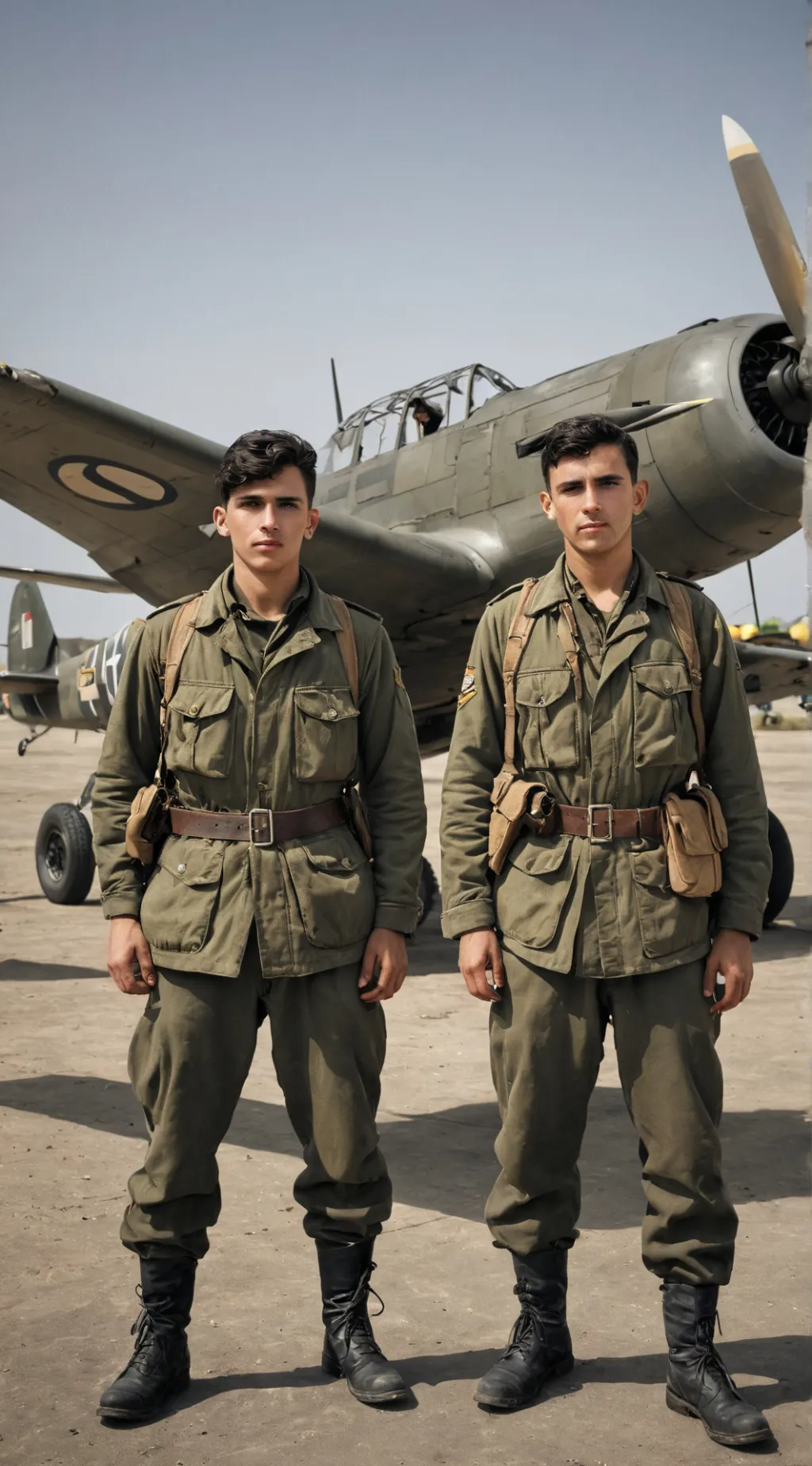 ai character: Fuerza Aérea background