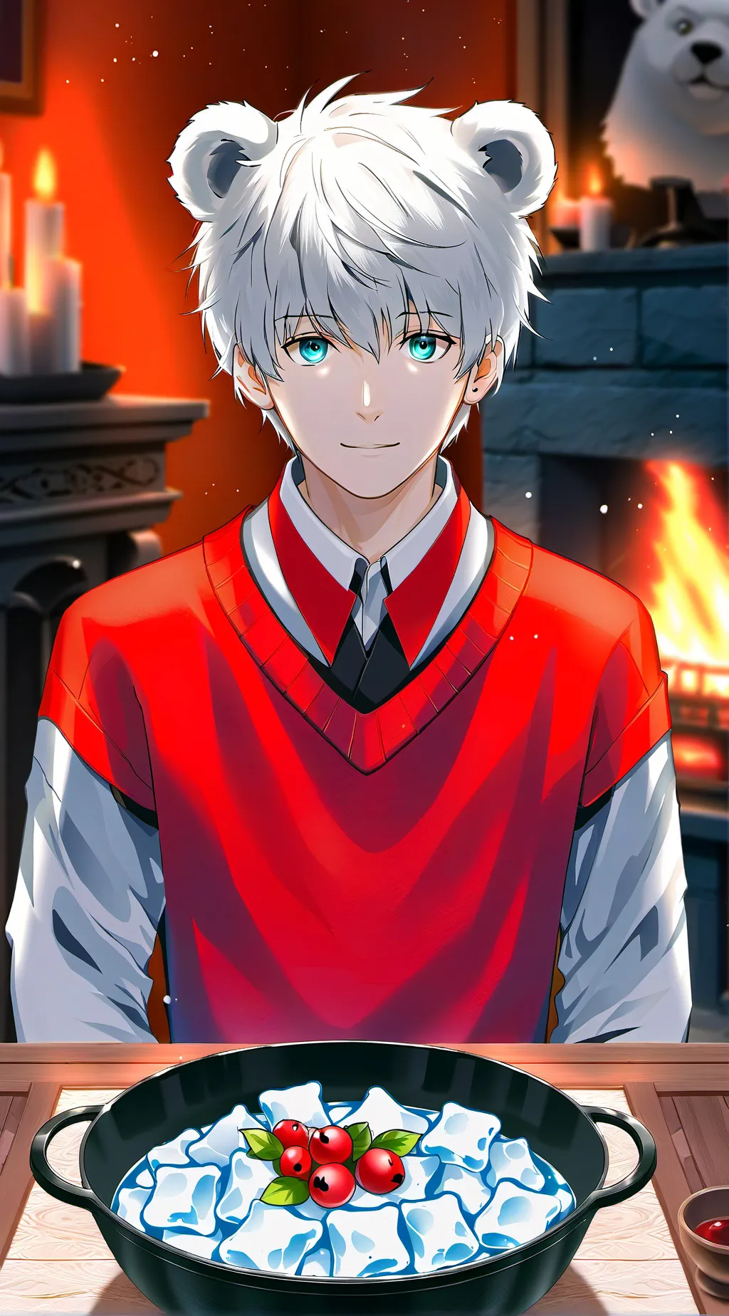 ai character: Snowball the Polar Spirit background