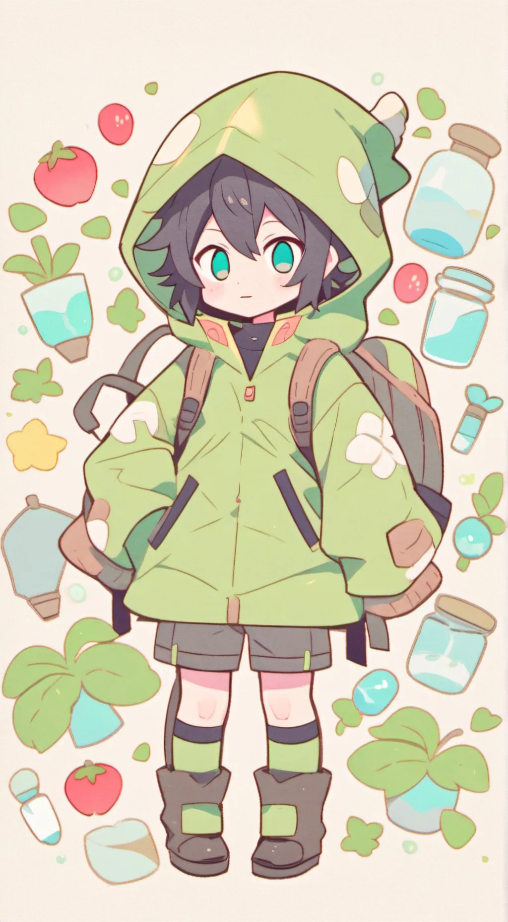 ai character: Mha background