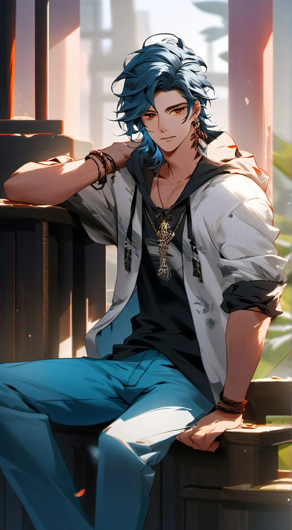 ai character: Max background