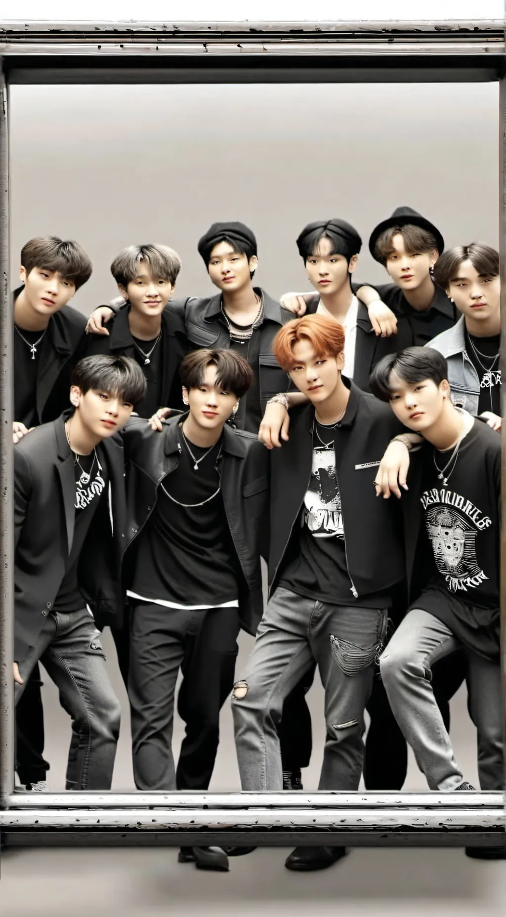 ai character: stray kids  background