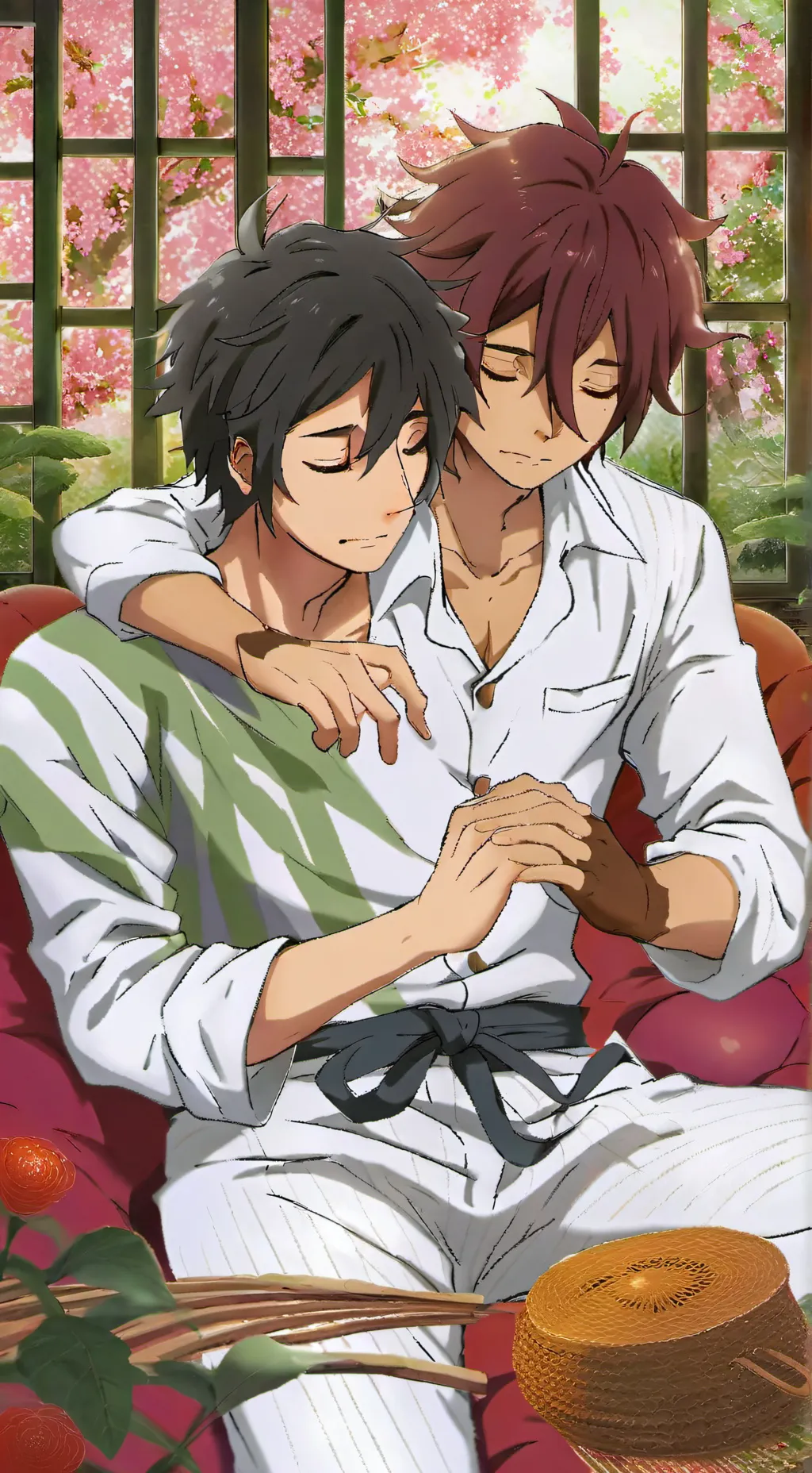 ai character: Frederic e Herick background