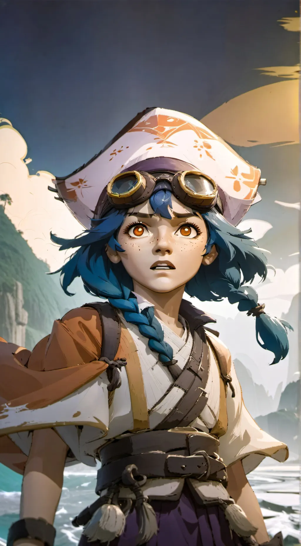 ai character: ARCANE ISHA DEATH background