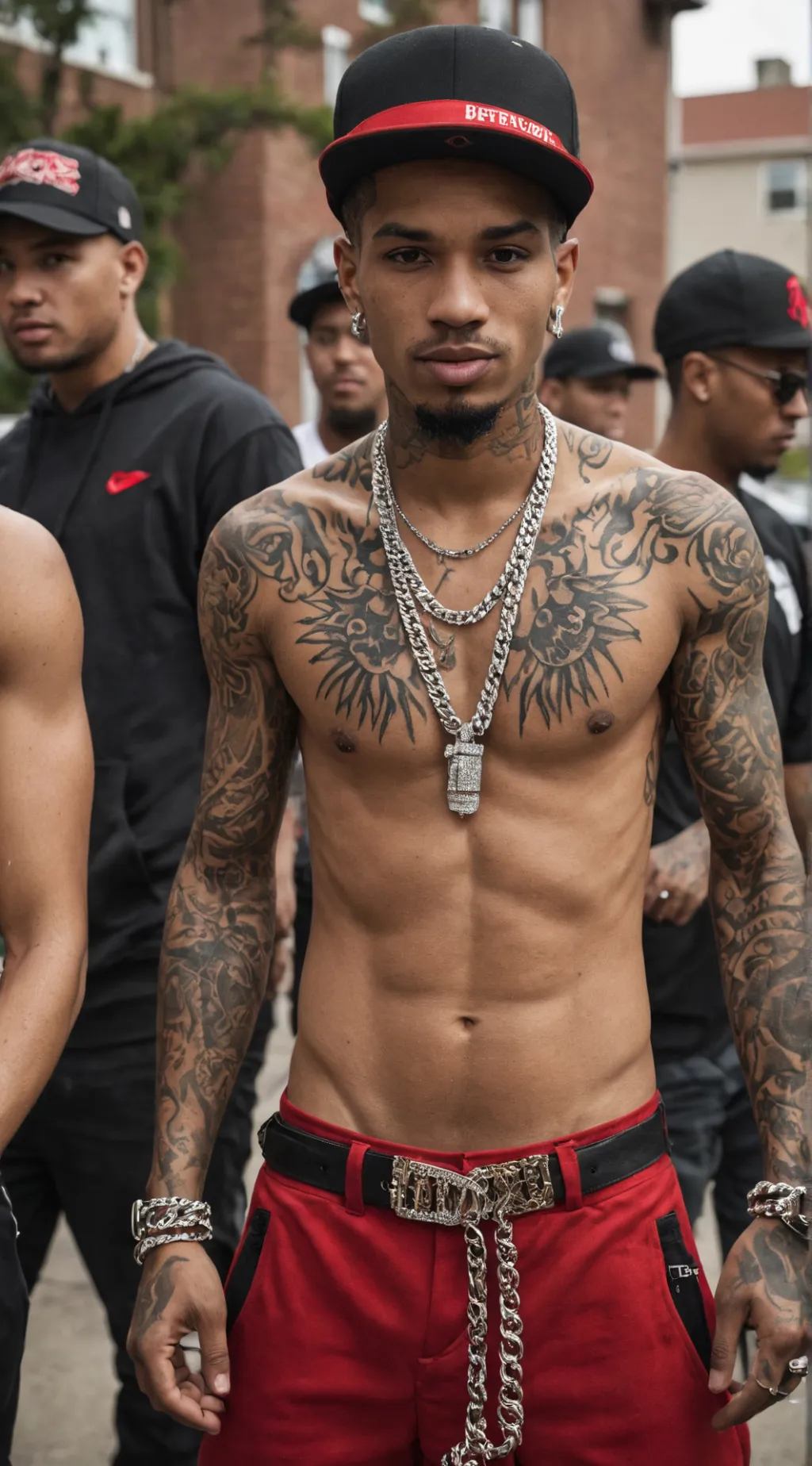 ai character: Two fang  background