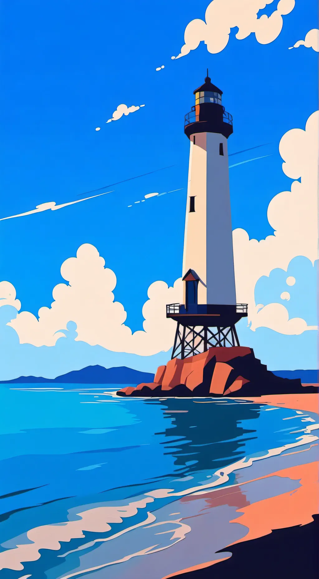 ai character: astro x Dandy  background