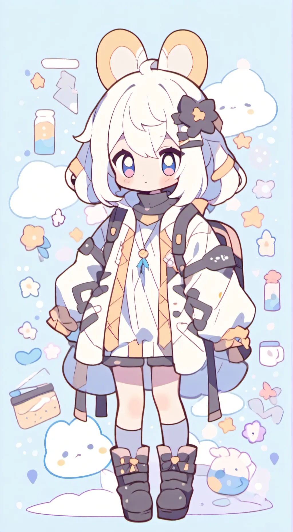 ai character: ❤️MHA❤️ background