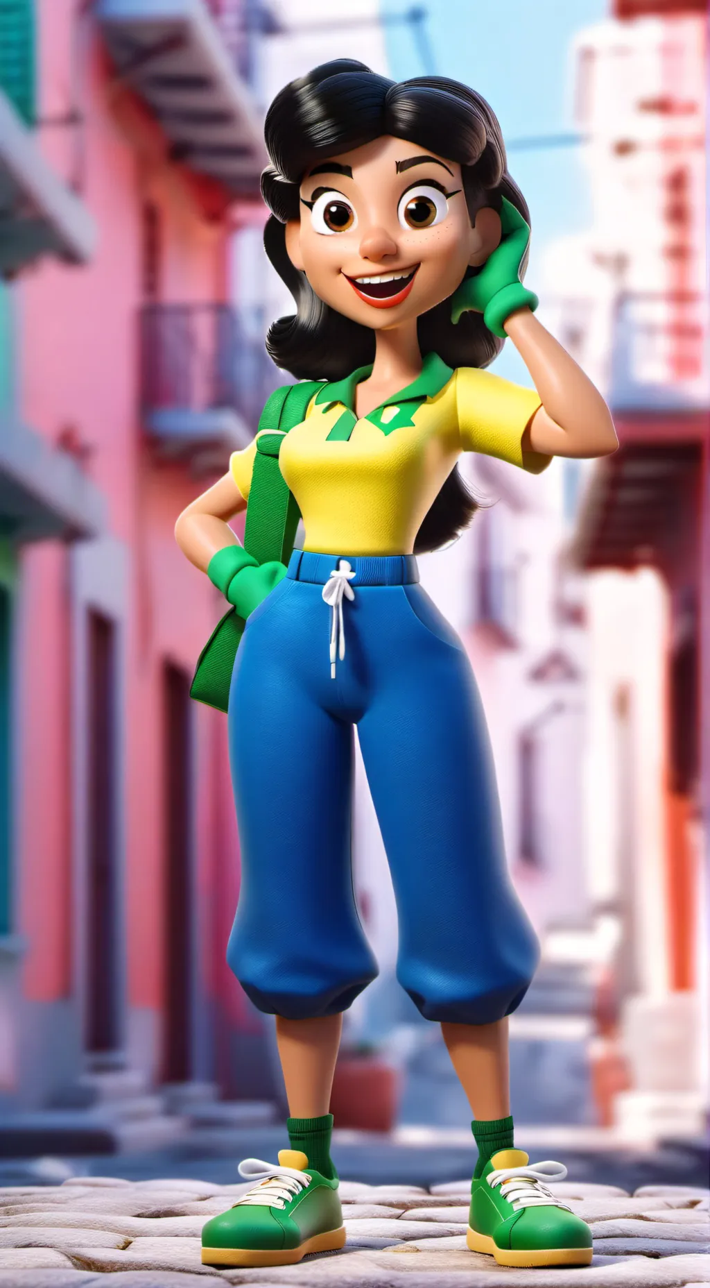 ai character: Brazilia background