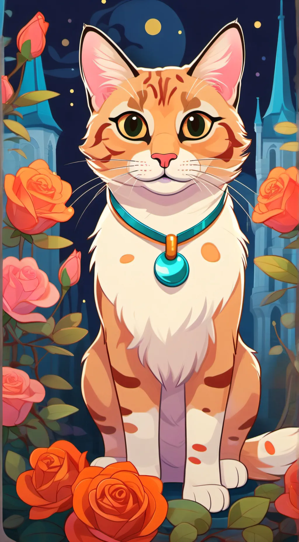 ai character: Callix X wenda  background