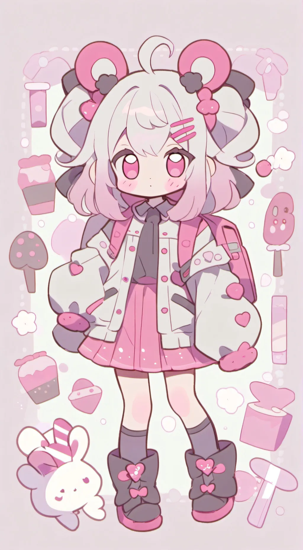 ai character: Squid Game background