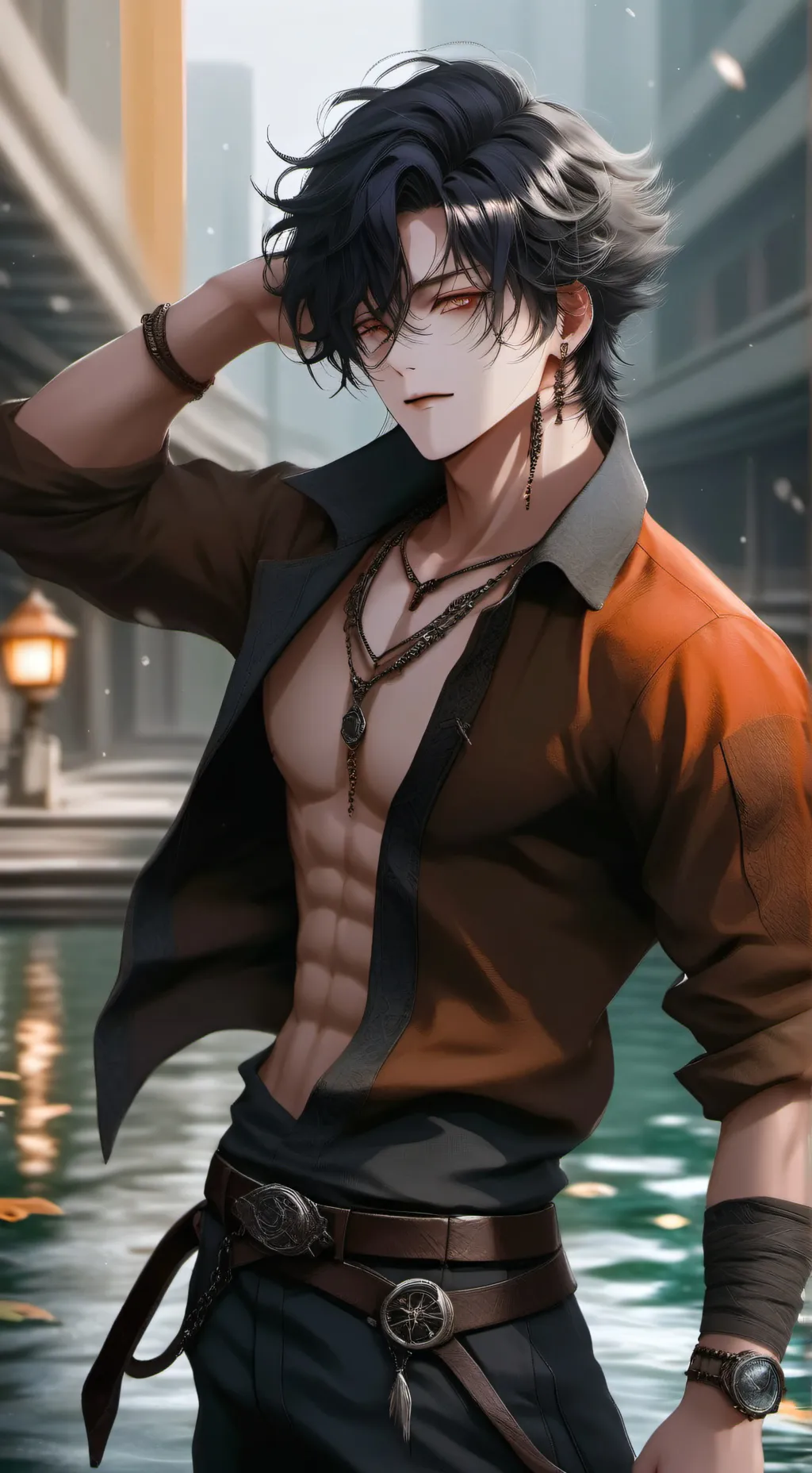 ai character: Майкл background