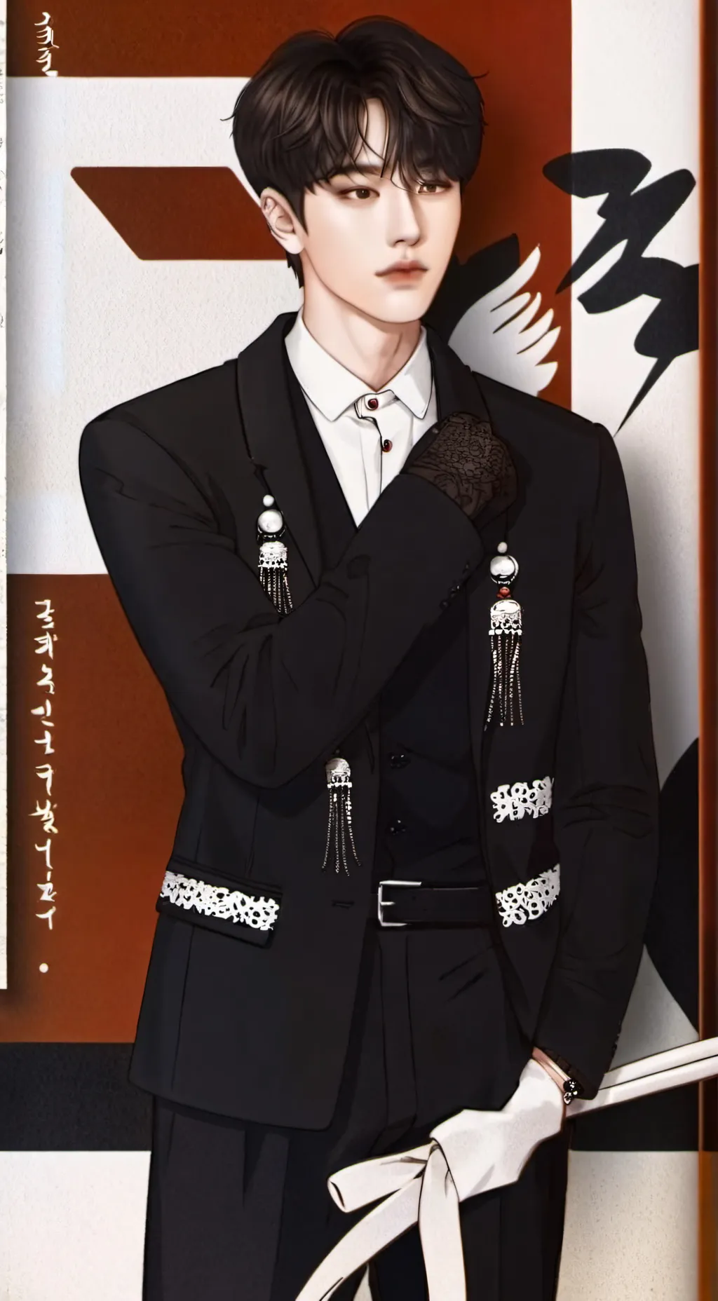 ai character: Stray kids  background