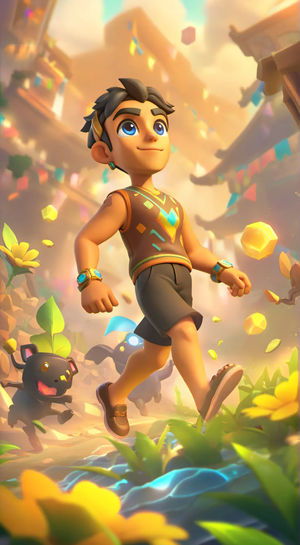 ai character: Pvz heroes background