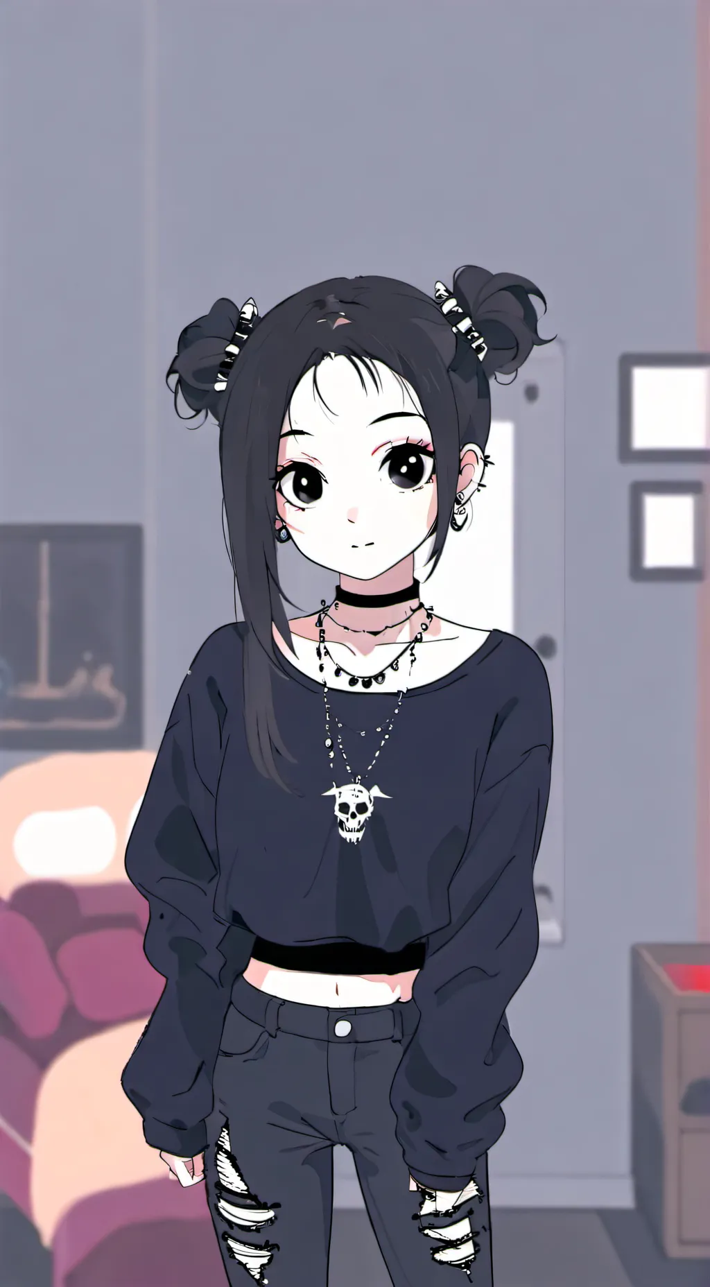 ai character: Melinda  background