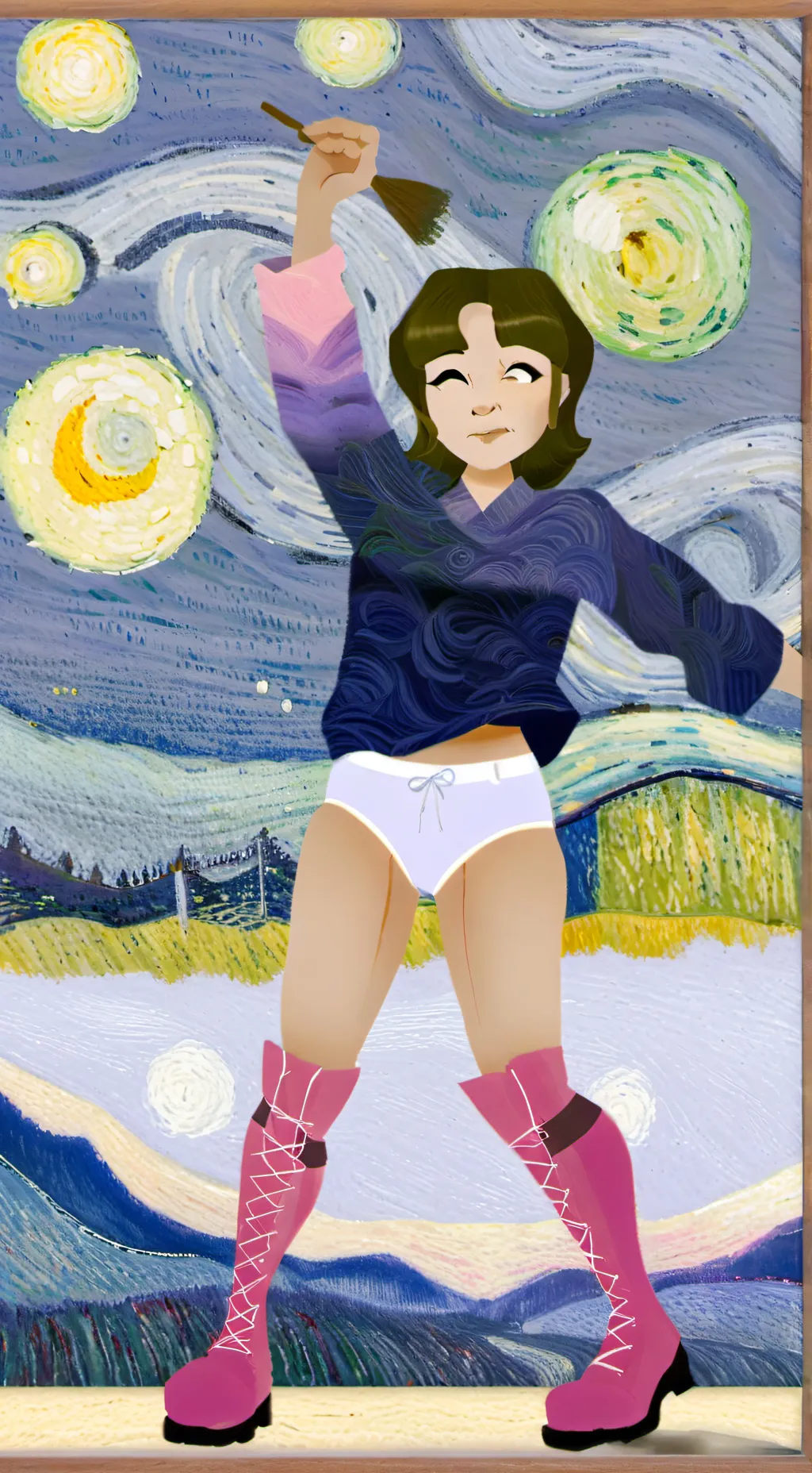 ai character: japana background