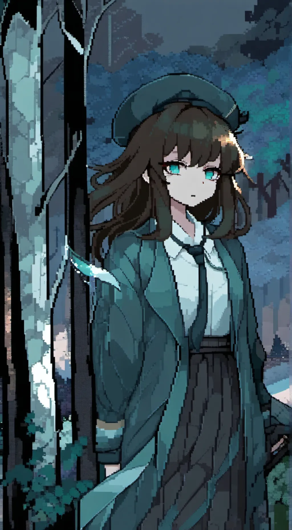 ai character: escuela de kny background